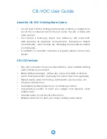 Preview for 4 page of CB Tech CB-VOC User Manual