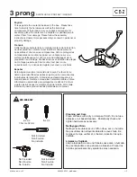 Предварительный просмотр 1 страницы CB2 3 prong Manual