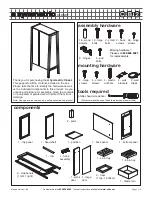 CB2 A SYMMETRIC CLOSET Assembly Instructions предпросмотр