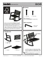 CB2 Beulah rocking chair Assembly Instructions preview