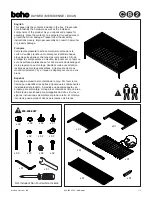 CB2 BOHO Assembly Instructions предпросмотр