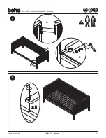 Предварительный просмотр 4 страницы CB2 BOHO Assembly Instructions