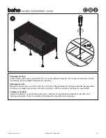 Предварительный просмотр 5 страницы CB2 BOHO Assembly Instructions