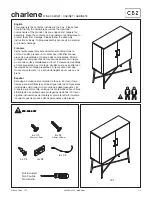 CB2 CHARLENE Assembly Instructions preview