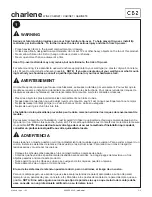 Preview for 2 page of CB2 CHARLENE Assembly Instructions