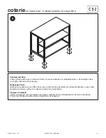 Preview for 4 page of CB2 COTERIE Assembly Instructions