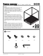 Preview for 1 page of CB2 FRAME CANOPY Assembly Instructions Manual