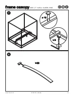 Preview for 6 page of CB2 FRAME CANOPY Assembly Instructions Manual