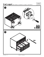 Preview for 2 page of CB2 FRED SEGAL Assembly Instructions