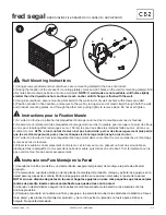 Preview for 4 page of CB2 FRED SEGAL Assembly Instructions