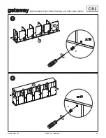 Предварительный просмотр 6 страницы CB2 GETAWAY Assembly Instructions Manual