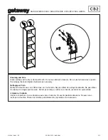 Предварительный просмотр 9 страницы CB2 GETAWAY Assembly Instructions Manual