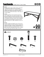 Предварительный просмотр 1 страницы CB2 HACIENDA Assembly Instructions