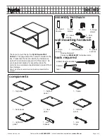 CB2 HYDE Assembly Instructions предпросмотр