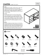 CB2 marble Assembly Manual предпросмотр