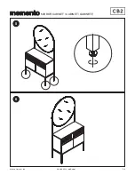 Preview for 5 page of CB2 MEMENTO Assembly Instructions Manual