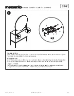 Preview for 6 page of CB2 MEMENTO Assembly Instructions Manual