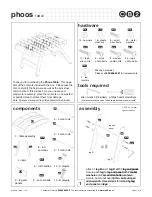 CB2 PHOOS table Assembly Instructions preview