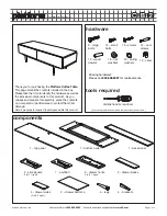 Предварительный просмотр 1 страницы CB2 Platform Coffee Table Assembly Manual