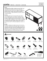 Preview for 1 page of CB2 PORTE Assembly Instructions Manual