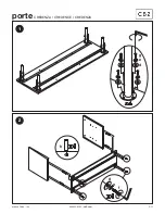 Preview for 3 page of CB2 PORTE Assembly Instructions Manual