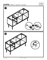 Preview for 6 page of CB2 PORTE Assembly Instructions Manual