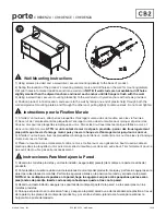 Preview for 12 page of CB2 PORTE Assembly Instructions Manual