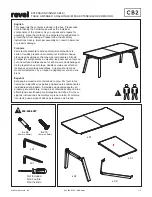 CB2 REVEL Assembly Instructions Manual preview