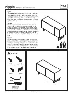 Preview for 1 page of CB2 RIPPLE Assembly Instructions