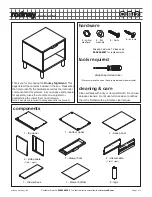 Предварительный просмотр 1 страницы CB2 Rodney Nightstand Assembly Instructions