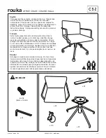 CB2 ROUKA Assembly Instructions preview