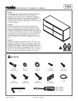 Предварительный просмотр 1 страницы CB2 ROUTE Assembly Instructions Manual