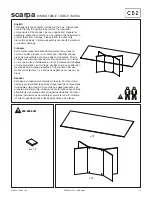 Предварительный просмотр 1 страницы CB2 Scarpa Assembly Instructions