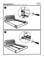 Preview for 2 page of CB2 SERAPHINA Assembly Instructions