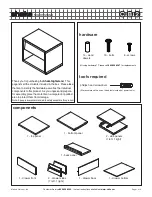 CB2 Shake Nightstand Assembly Manual preview