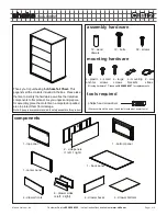 CB2 SHAKE TALL CHEST Assembly Manual preview