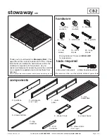 Preview for 1 page of CB2 STOWAWAY BED Assembly Instructions Manual