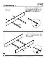 Preview for 2 page of CB2 STOWAWAY BED Assembly Instructions Manual