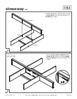 Preview for 3 page of CB2 STOWAWAY BED Assembly Instructions Manual