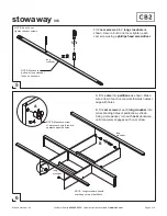 Preview for 4 page of CB2 STOWAWAY BED Assembly Instructions Manual