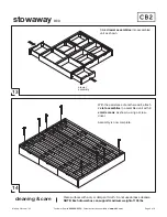 Preview for 8 page of CB2 STOWAWAY BED Assembly Instructions Manual