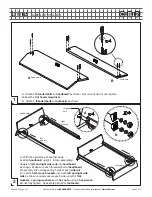 Preview for 2 page of CB2 Trine Queen or King Bed Assebly Instructions