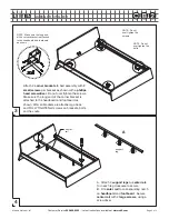 Preview for 3 page of CB2 Trine Queen or King Bed Assebly Instructions