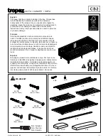 Preview for 1 page of CB2 TROPEZ Assembly Instructions