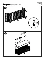 Preview for 4 page of CB2 TROPEZ Assembly Instructions