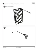 Preview for 2 page of CB2 V BOOKCASE Assembly Instructions