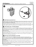 Preview for 3 page of CB2 VIVIENNE Assembly Instructions