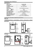 Preview for 2 page of CBA RA-4961-PRQ User Manual