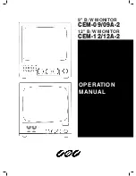 CBC CEM-09 Operation Manual предпросмотр