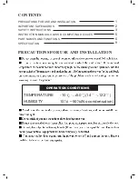 Preview for 2 page of CBC CEM-09 Operation Manual